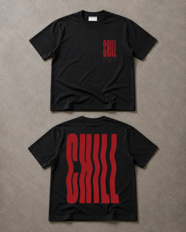 Chill Oversized Tee – Black